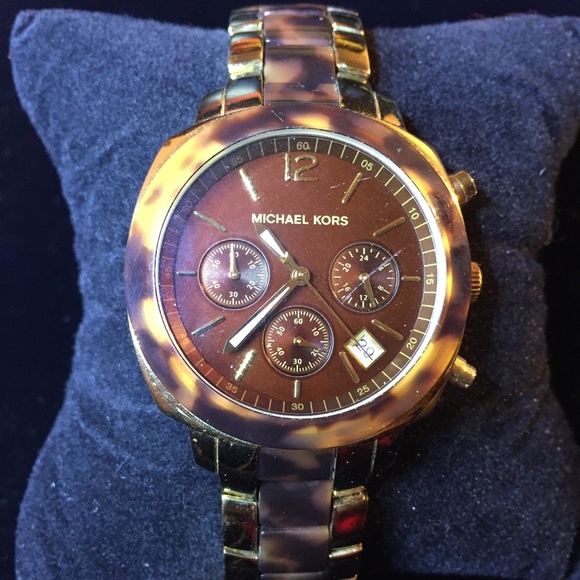Michael Kors Chronograph Turtle Lady's Watch - Picture 1 of 4